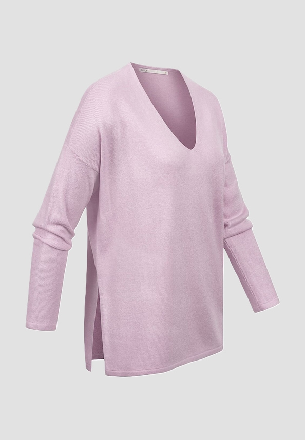 ONLY Damen Oversized V-Neck-0