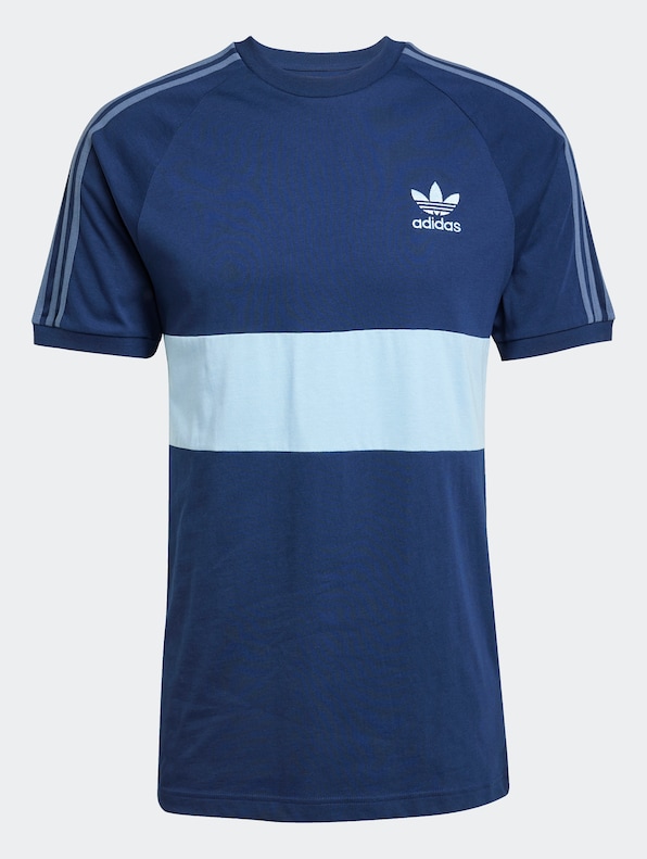 adidas Originals 3 Stripes Panel T-Shirts-5