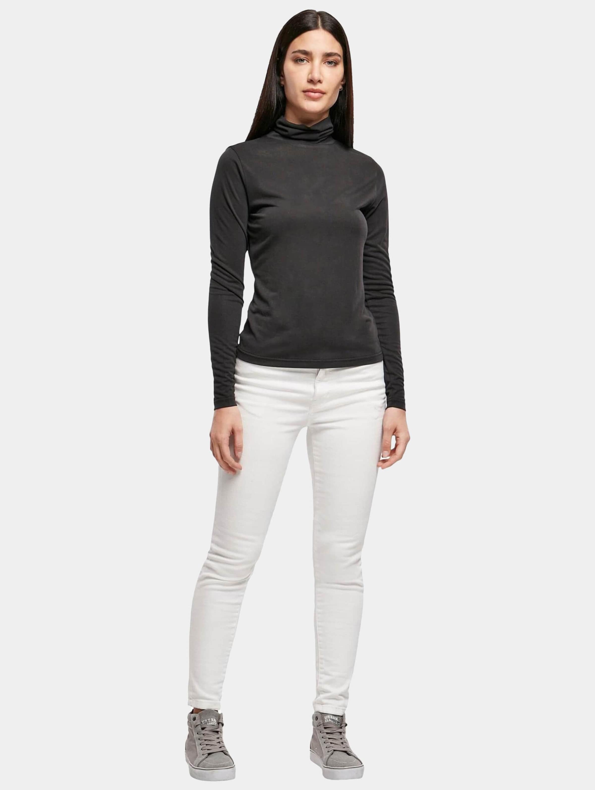 Urban Classics Damen Modal Turtleneck Longsleeve – Rollkragen-Pullover, Weich & Lässig