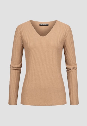 Cloud5ive V-NECK SHIRT LANGARM LUREXEINSATZ