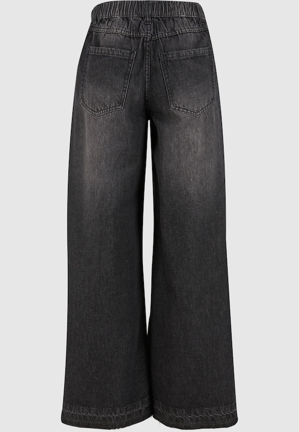 Ladies Wide Leg Denim-5