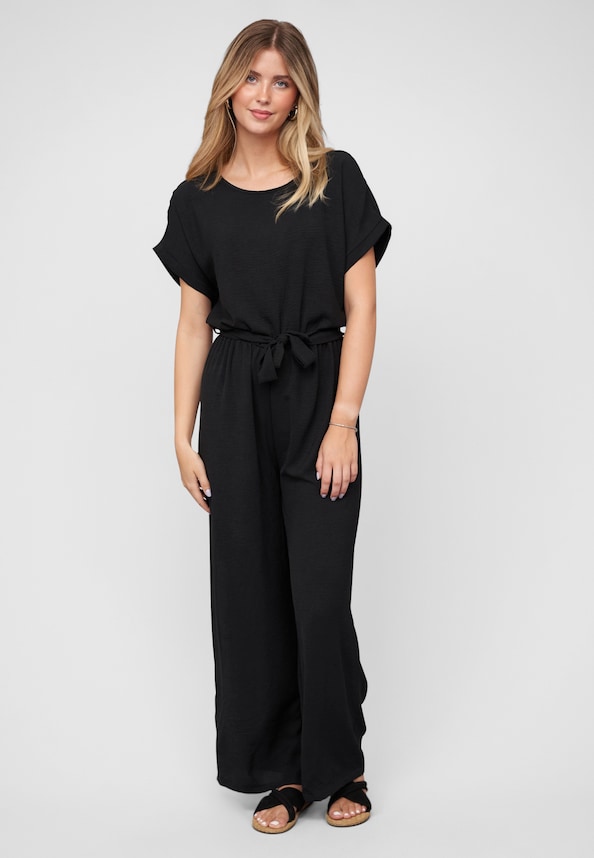 with tie belt and back slit-4