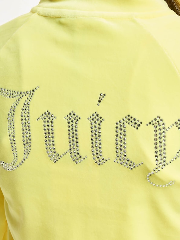 Juicy Couture Velour Track Jacket Lemon-3