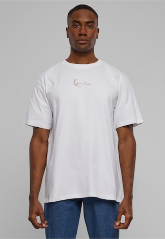 Small Signature Multicolor Logo Tee white