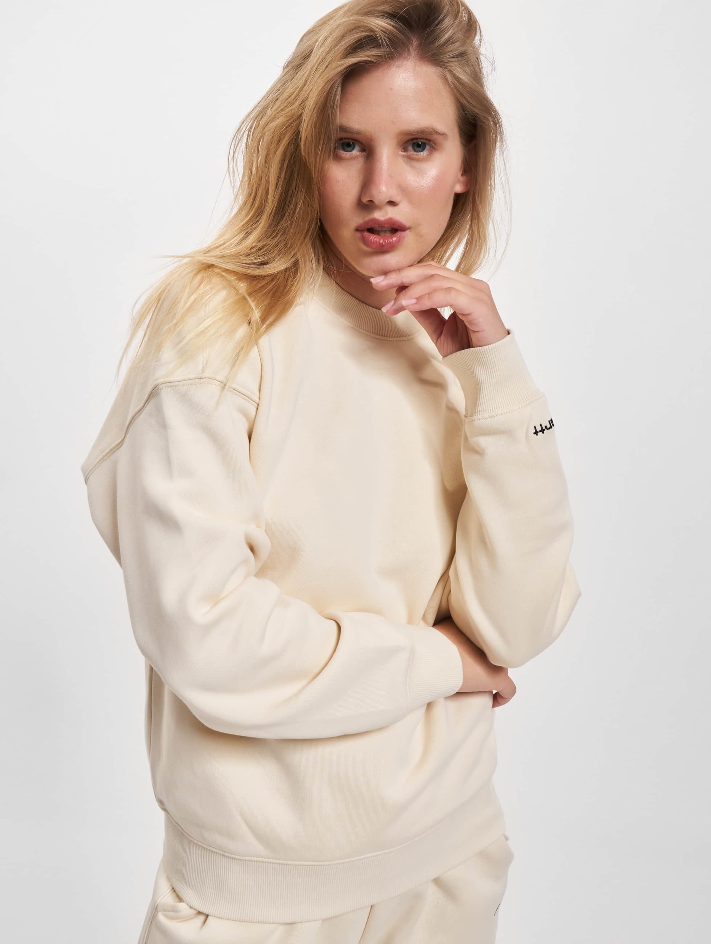 Carhartt WIP Ontario Sweater Vrouwen op kleur beige, Maat XS