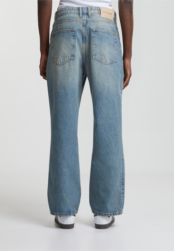 Adrik Basic Baggy Jeans-1