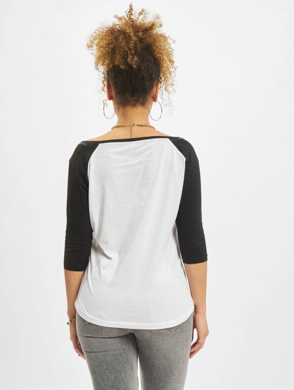 Ladies Brandalised - Banksy´s Graffiti Balloons Raglan Tee-1