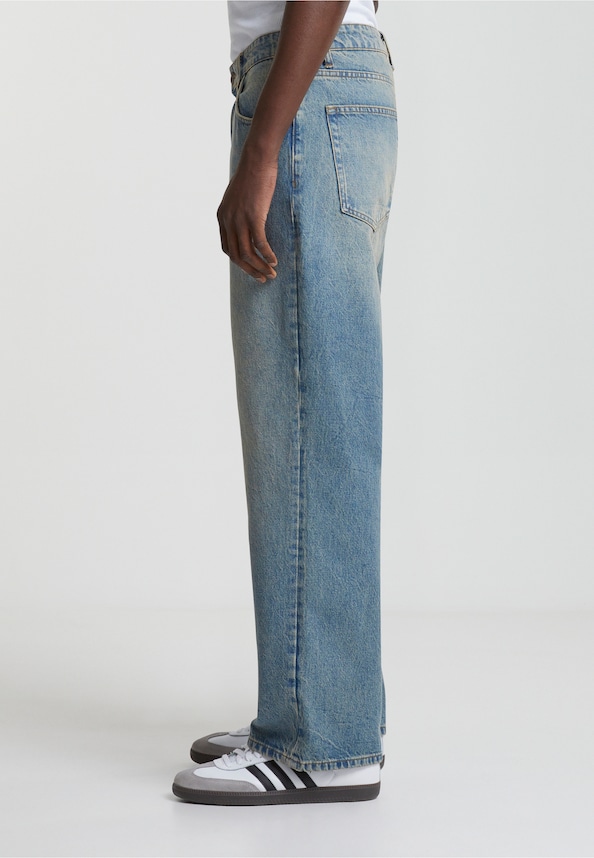 Adrik Basic Baggy Jeans-2