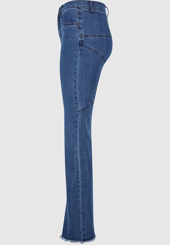 KW241-010-1 Karl Kani KK Og Star Flared Leg Denim-7