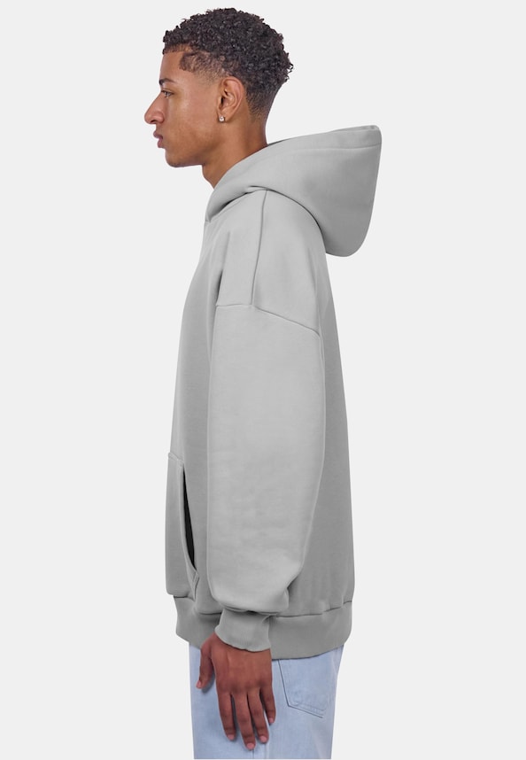 HEAVY OVERSIZE MIDDLE LOGO HOODIE-2