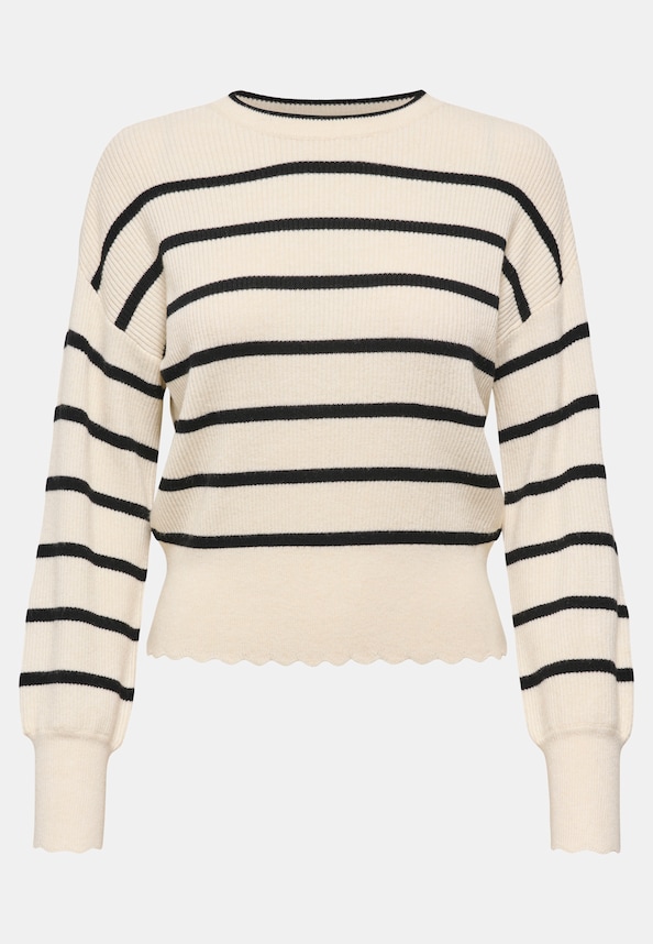 ONLIBI LIFE LS O-NECK KNT NOOS-3
