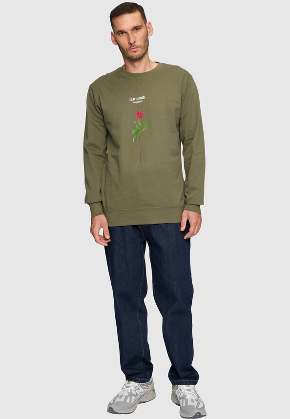 Lost Youth Rose Crewneck -2