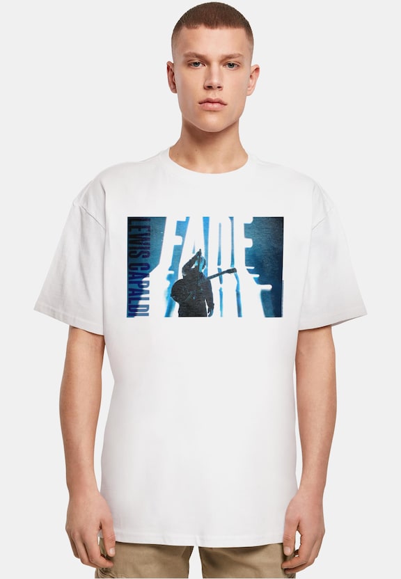 Lewis Capaldi - Live Photo Fade Heavy Oversize Tee-0
