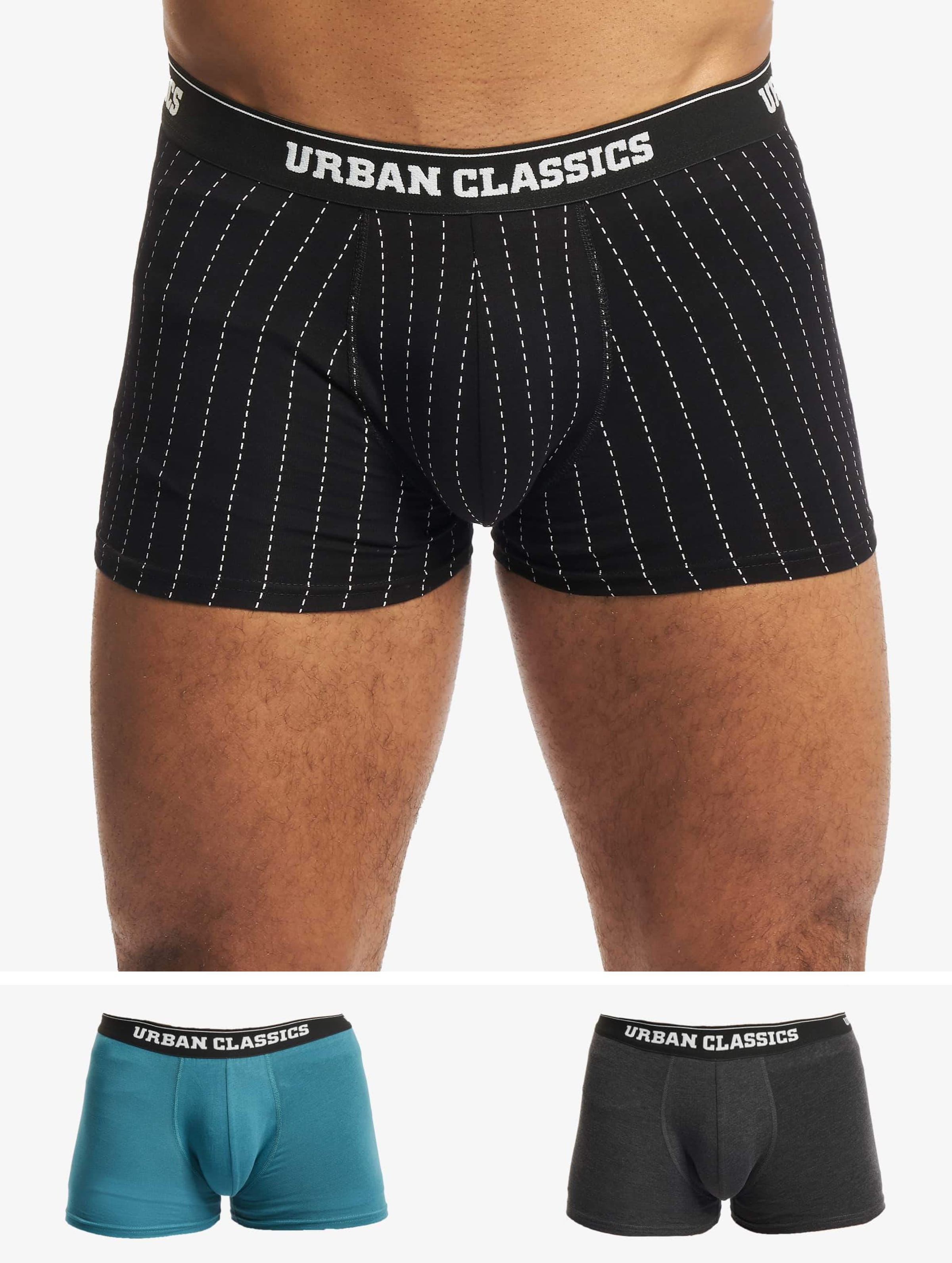 Urban Classics Organic Boxer Shorts 3-Pack Mannen op kleur kleurrijk, Maat 4XL