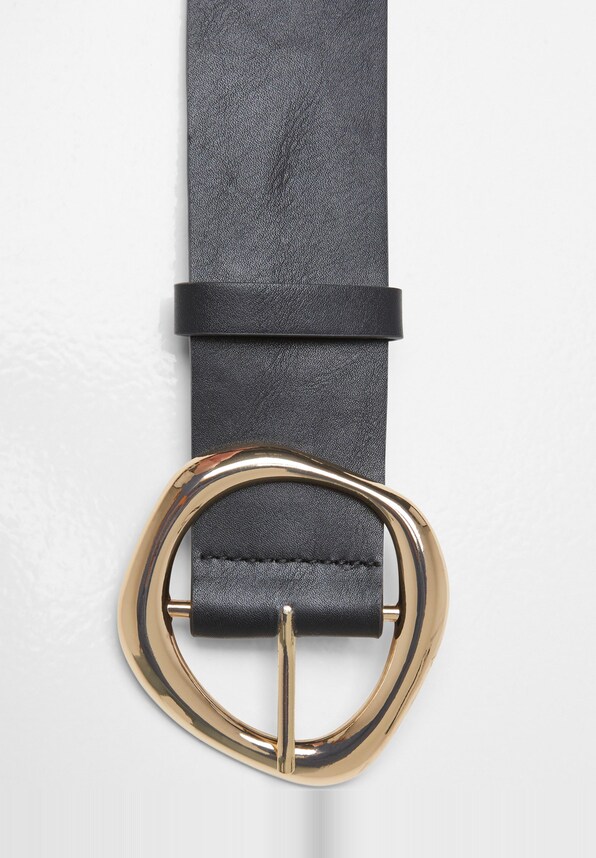 Organic Buckle Shaped Synthetic Leather-1