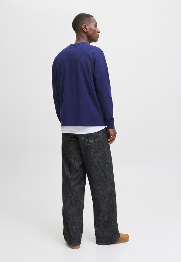 JORNORREBRO EMB TEE LS CREW NECK-1