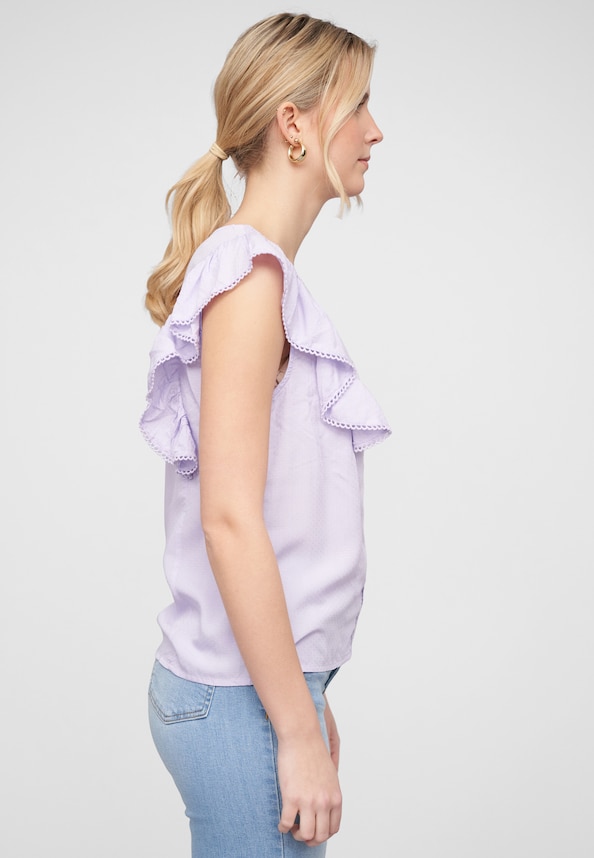 VIJULANA V-NECK S/L TOP/SU-3