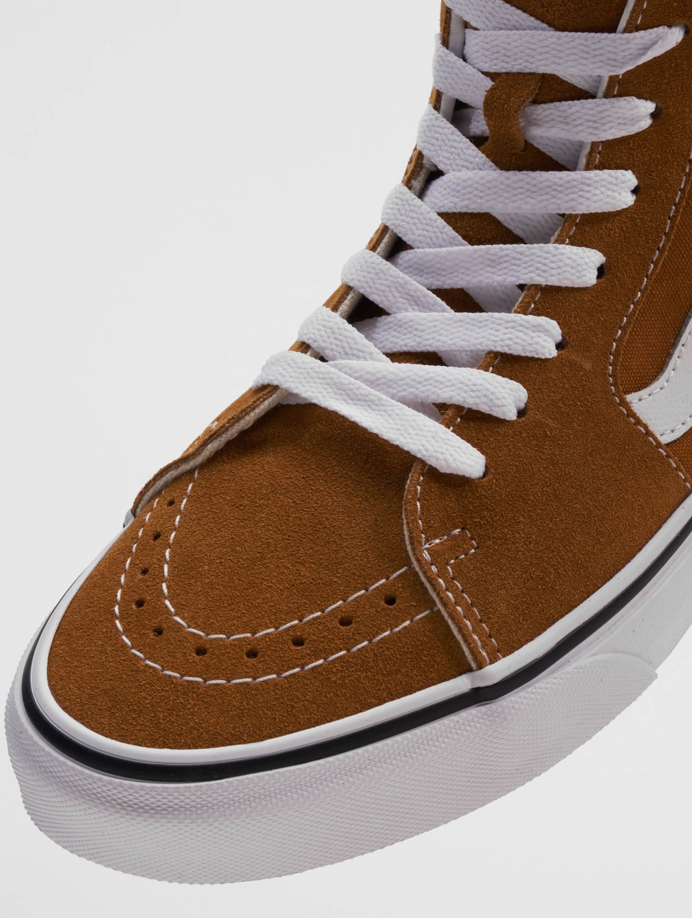 Vans high outlet top brown suede