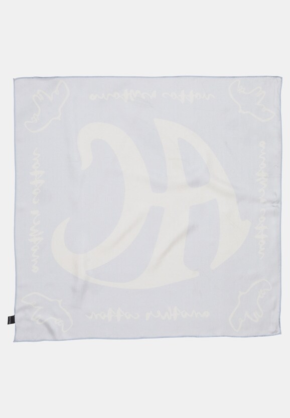 AC Lettering Silk Scarf-2