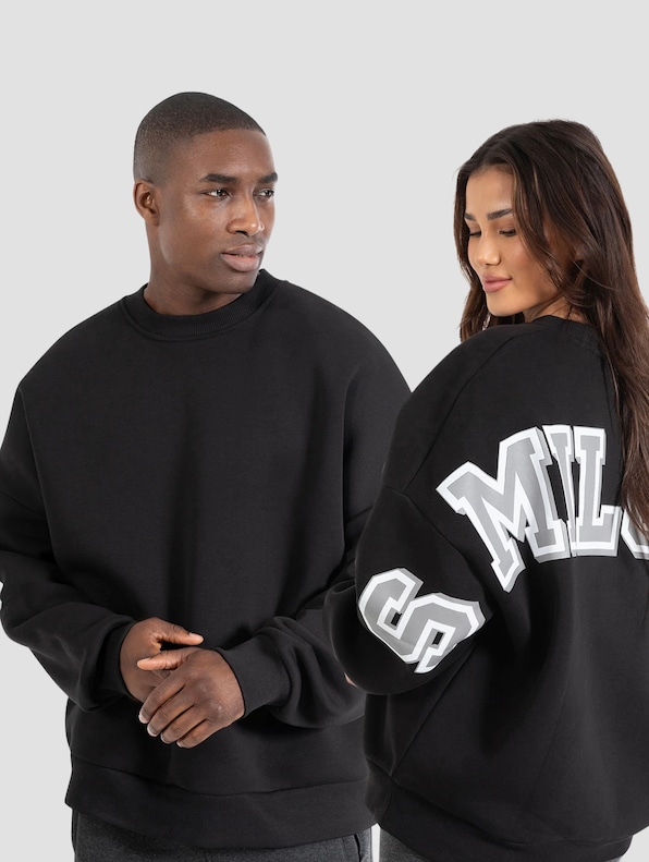 Smilodox Oversized Unisex Brail Pullover-0