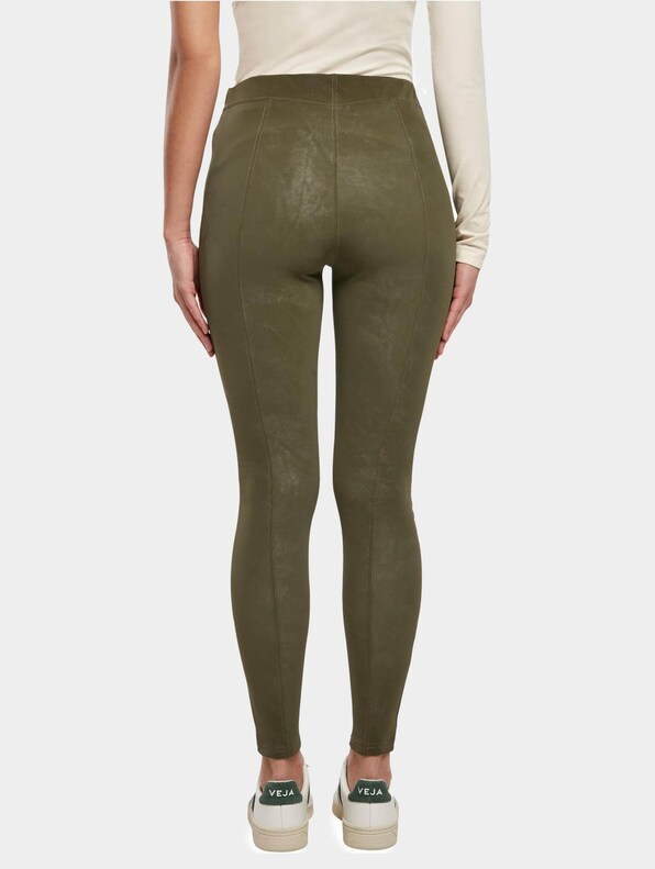 Ladies Washed Faux Leather-1