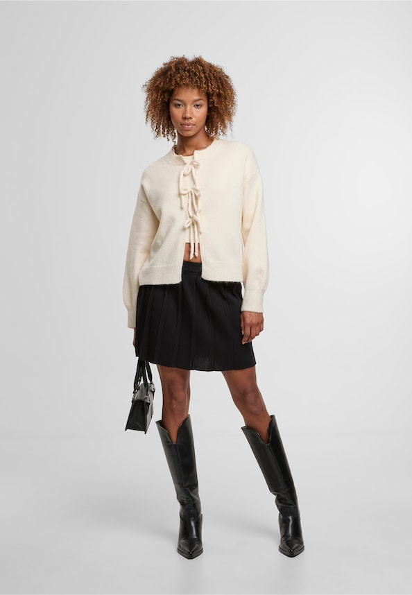 Soft touch knit bow cardigan-2