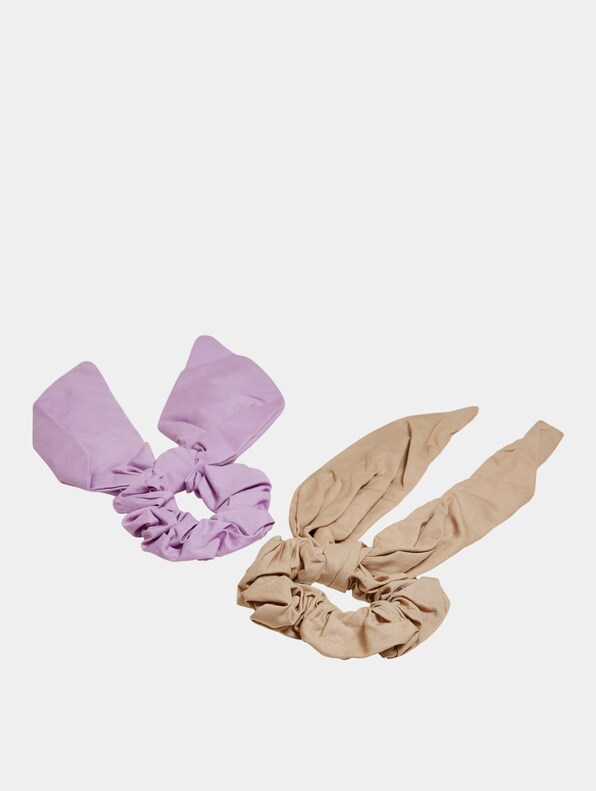 Urban Classics Scrunchies With XXL Bow 2-Pack-0