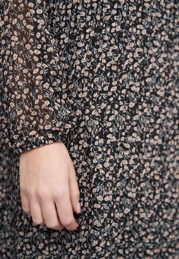 VICERSIA L/S PLISSE MIDI DRESS-5