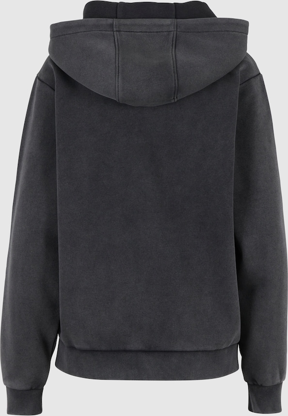 Ladies Vintage Heavy Zip Hoody-5