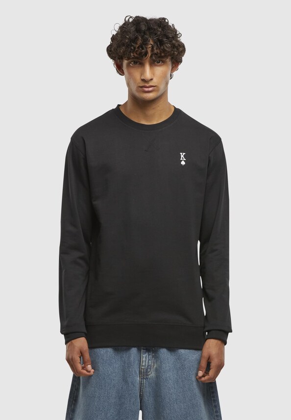 King Sign EMB Light Crew Sweatshirt-2