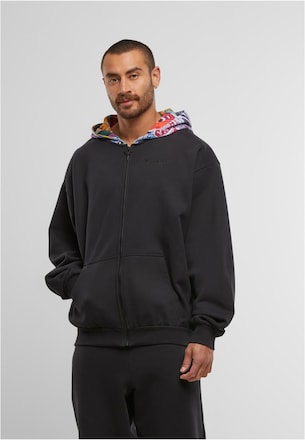 ZIP HOODIE PRINTED HOOD