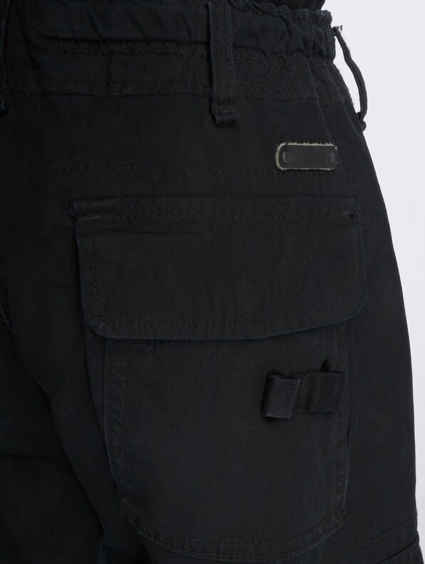 Brandit PURE VINTAGE - Pantalones cargo - black/negro 