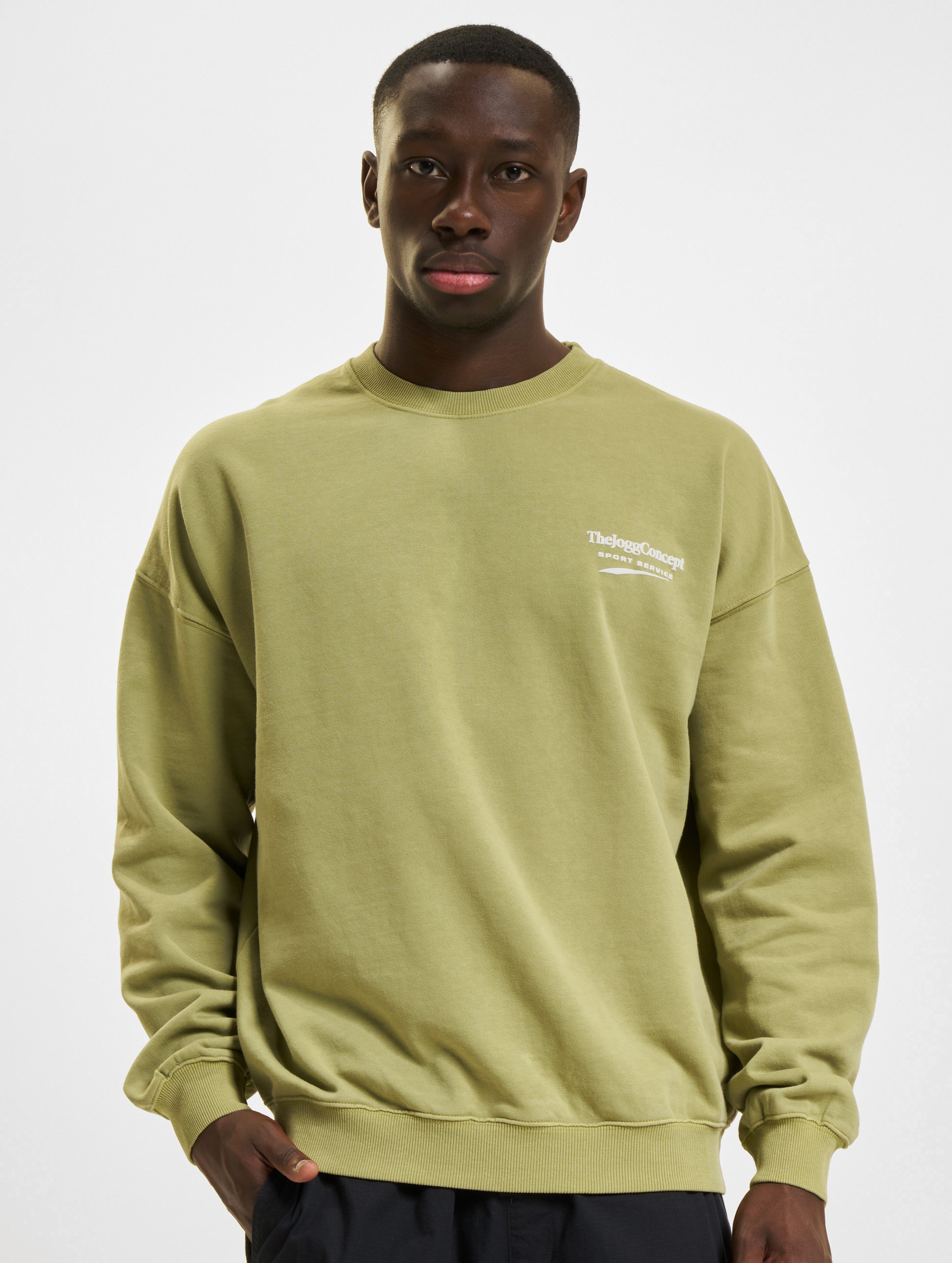 TheJoggConcept Rubi Pullover op kleur groen, Maat L