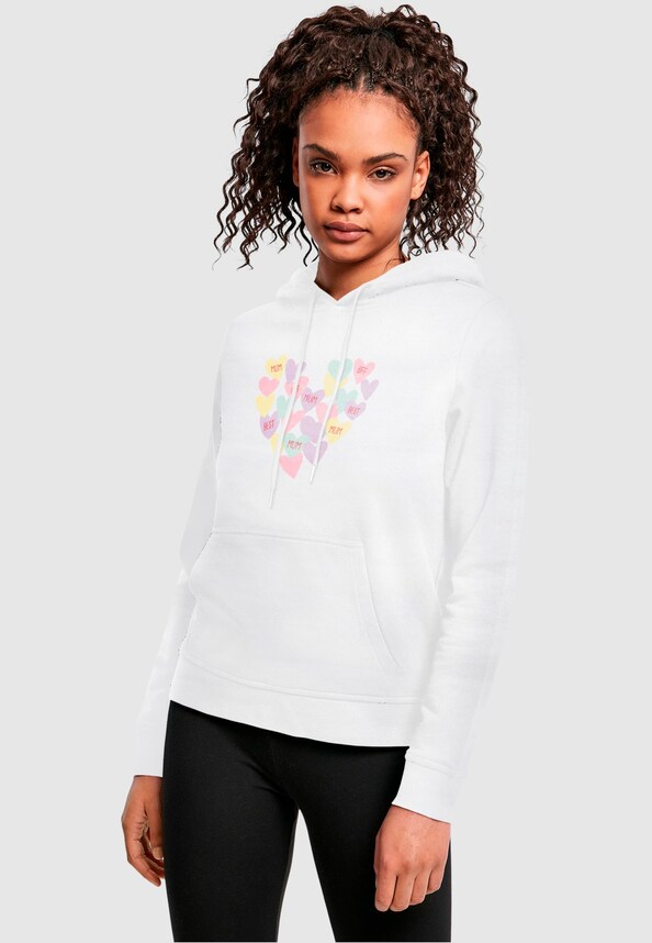 Ladies Mother's Day - Candy Hearts Basic Hoody-0