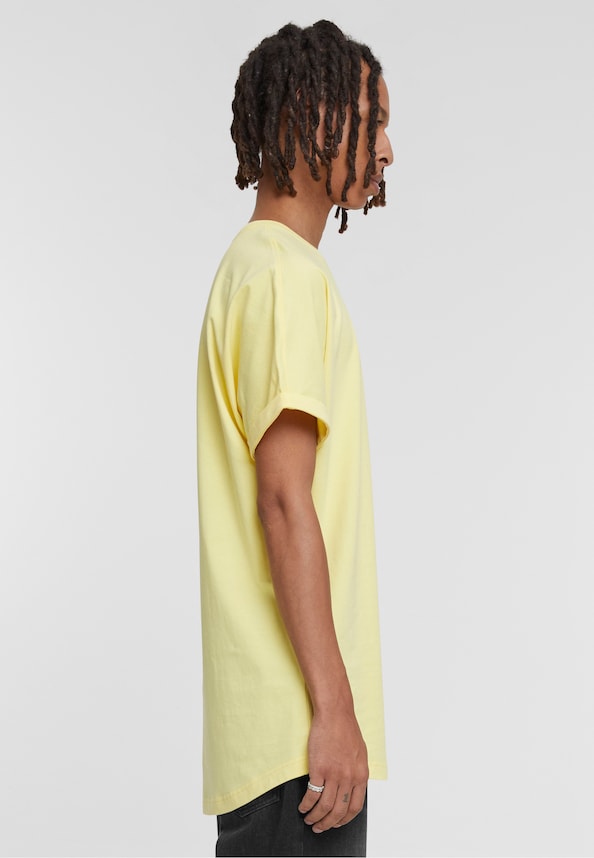 Long Shaped Turnup Tee-3