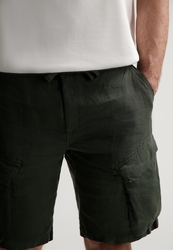 Logan Cargo Shorts Linen-4
