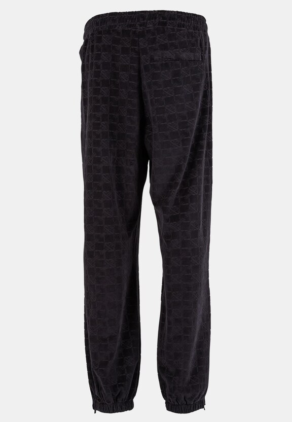 MONOGRAM VELOUR TRACK PANTS-5