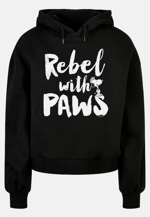 Ladies Peanuts - Rebel with paws Organic Oversized -2