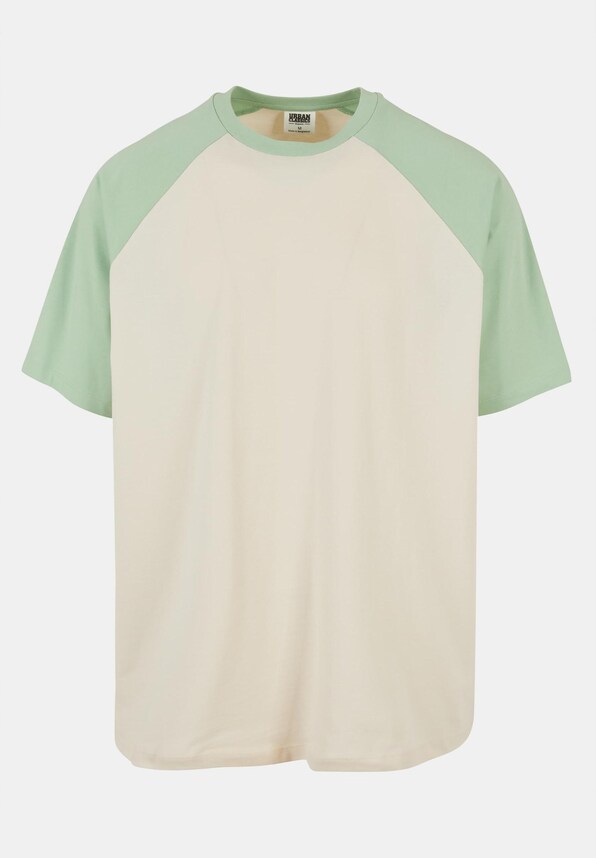 Urban Classics Organic Oversized Raglan T-Shirt White/Vintage-1