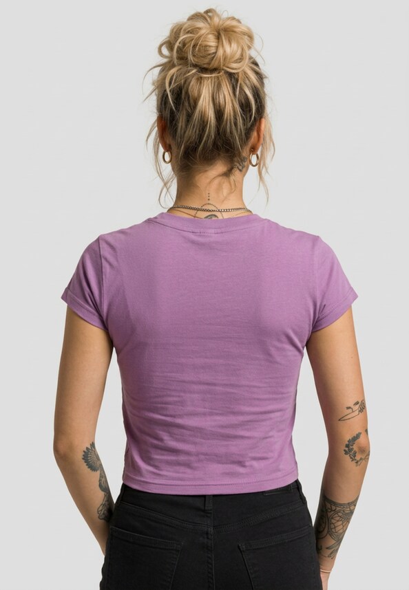 Ladies Stretch Jersey Cropped-1