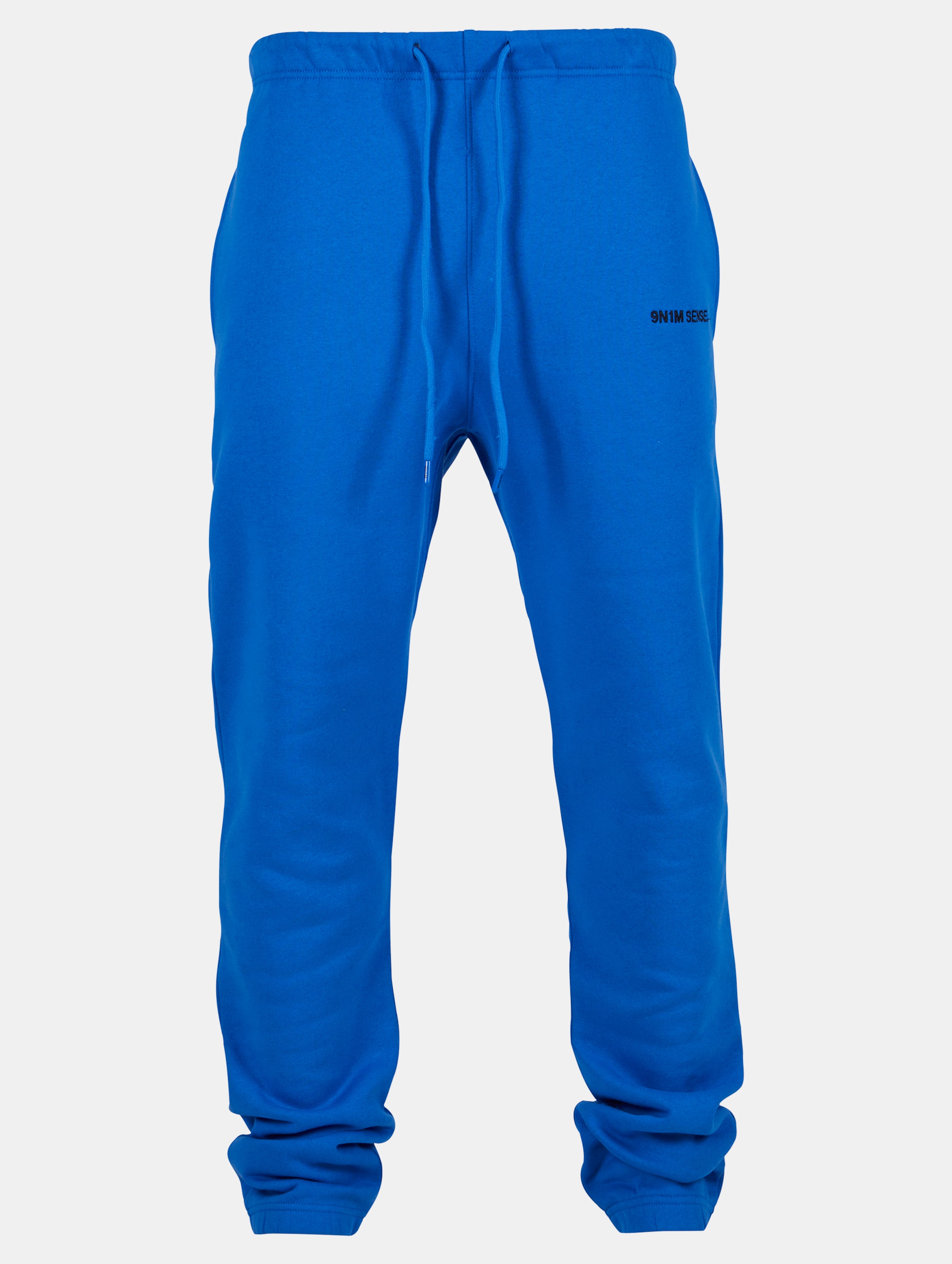 9N1M SENSE Essential Sweatpants Mannen op kleur blauw, Maat L
