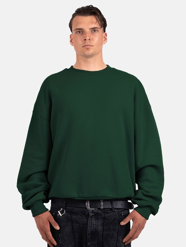 Prohibited Oversized Crew Neck Pullover-1