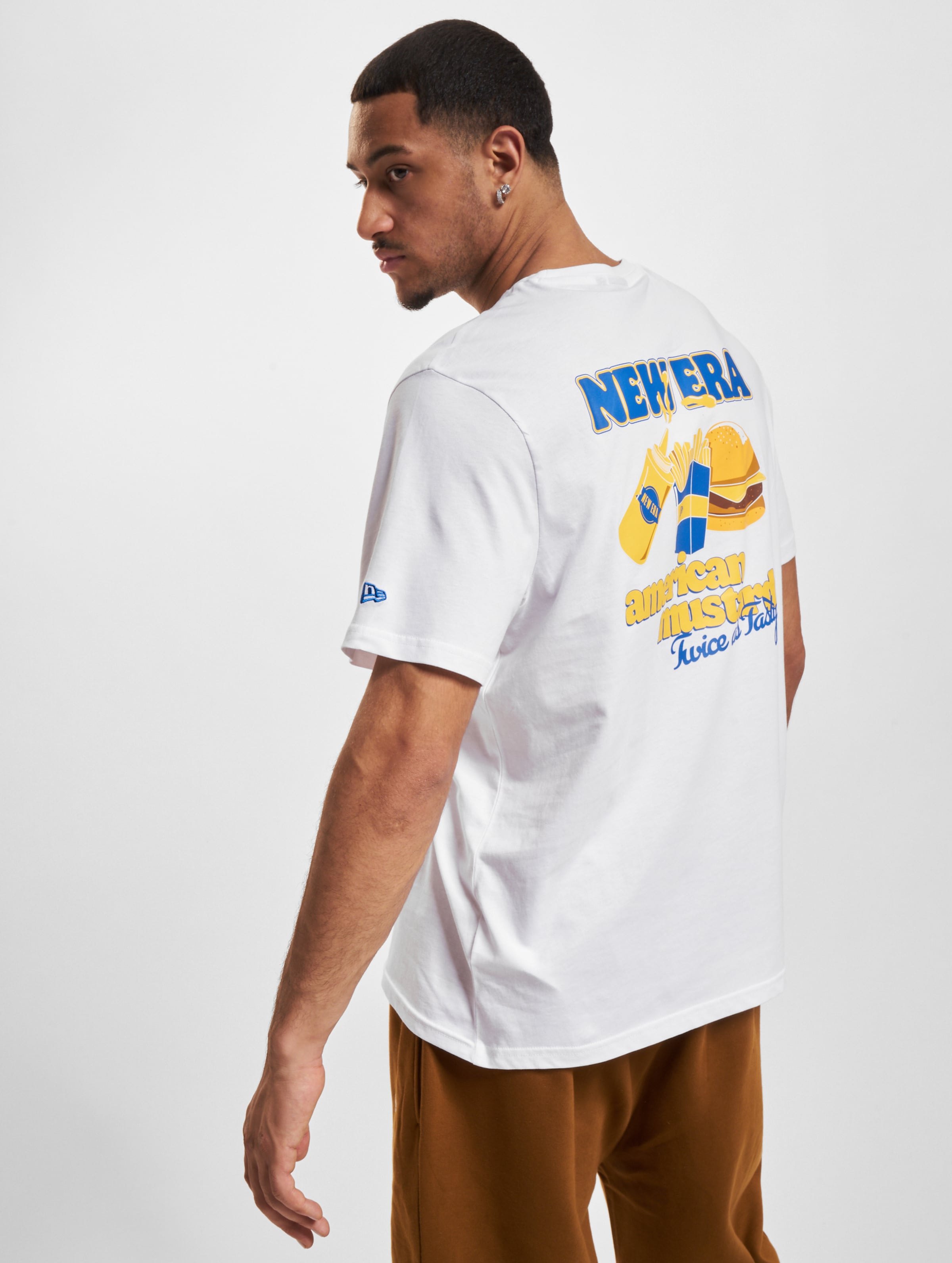 New Era T-Shirt Mannen op kleur wit, Maat XXL