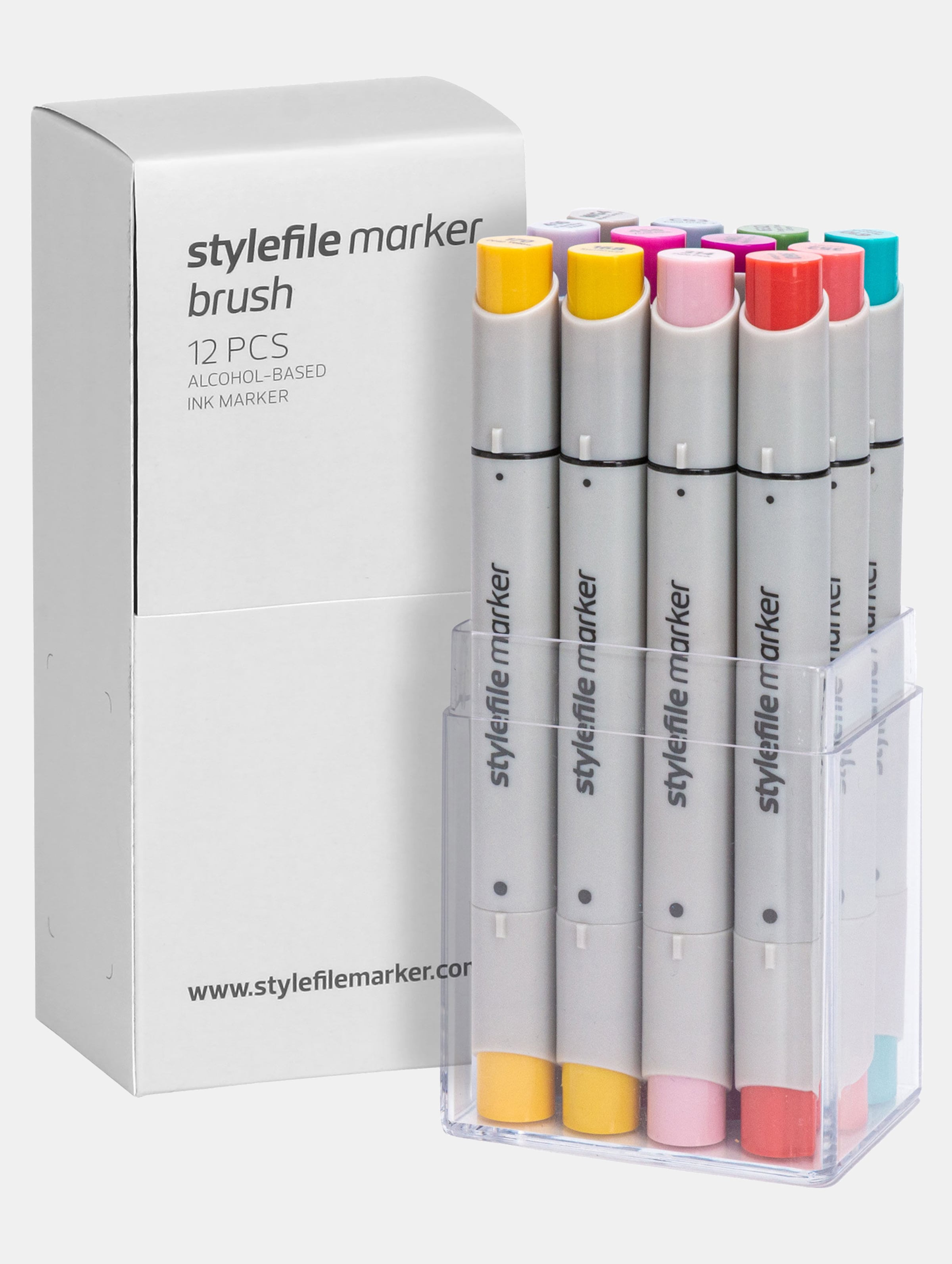 Stylefile Marker Brush 12pcs Unisex op kleur kleurrijk, Maat ONE_SIZE