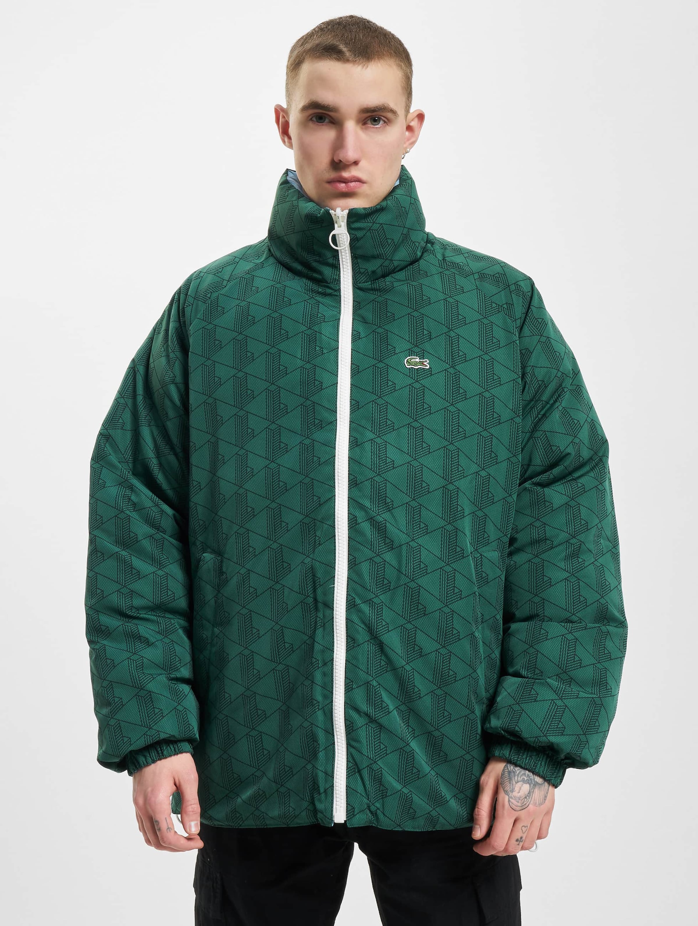 Lacoste men's sales reversible jacket