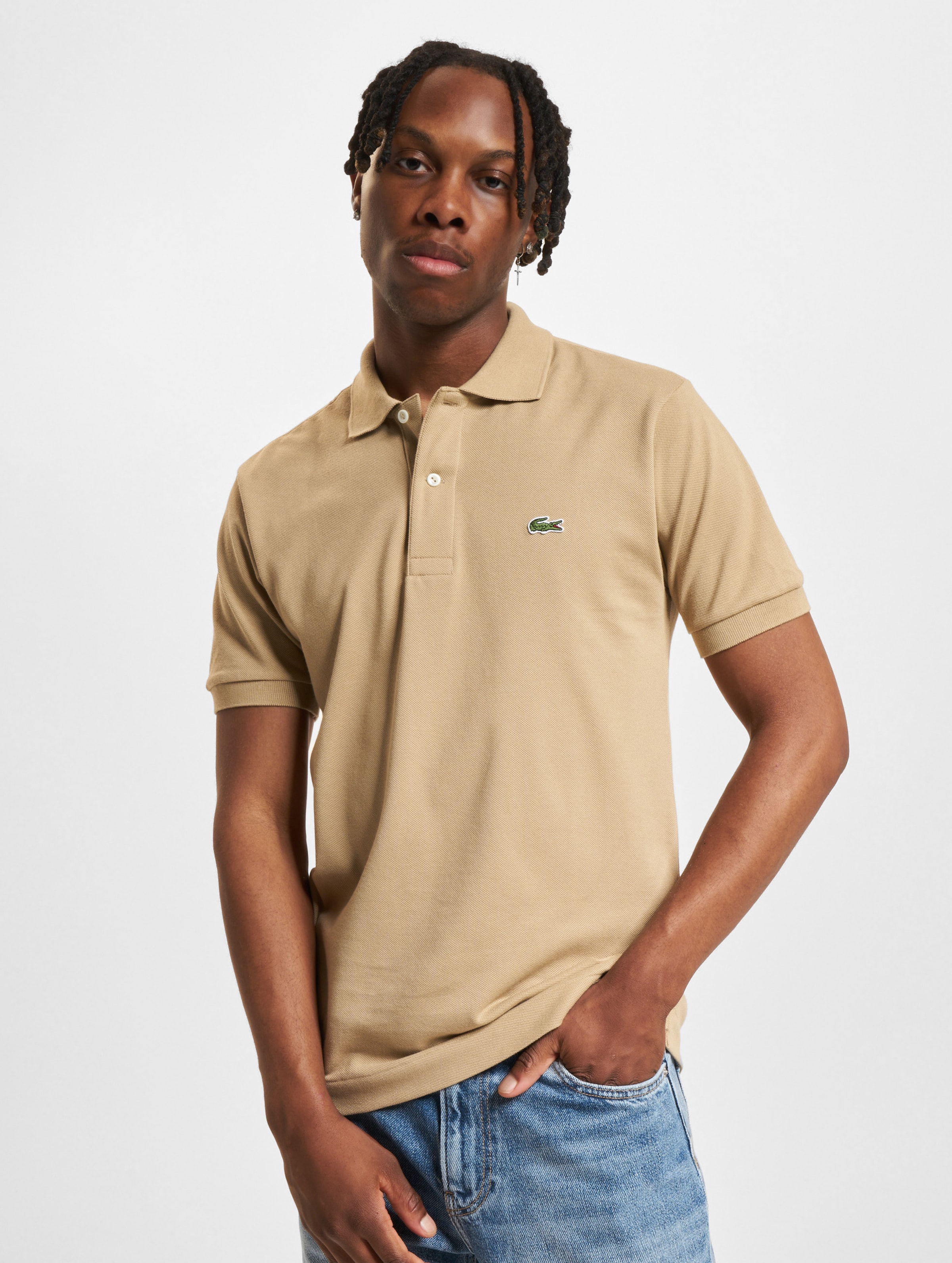 Lacoste Basic Polo Männer,Unisex op kleur bruin, Maat S