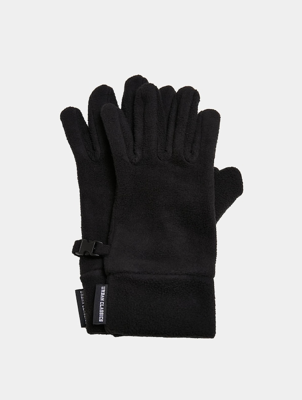 Fleece Winter Set Gloves Scarf -3