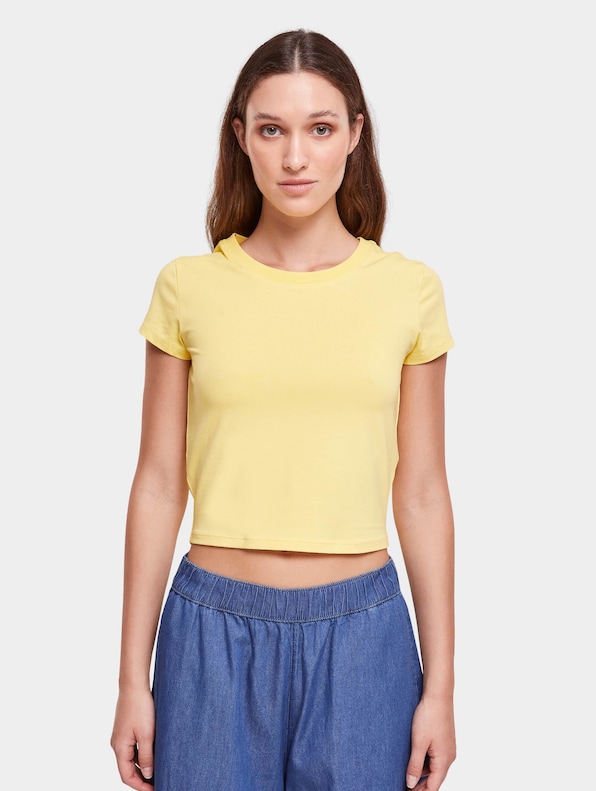 Ladies Stretch Jersey Cropped -2