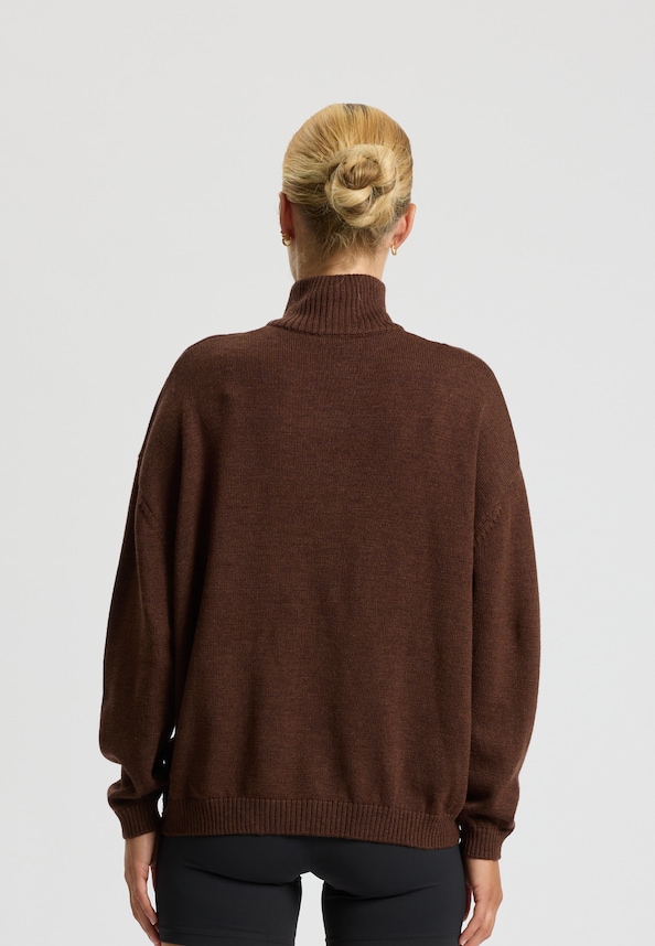 Wool Zip Cardigan Oslo-1