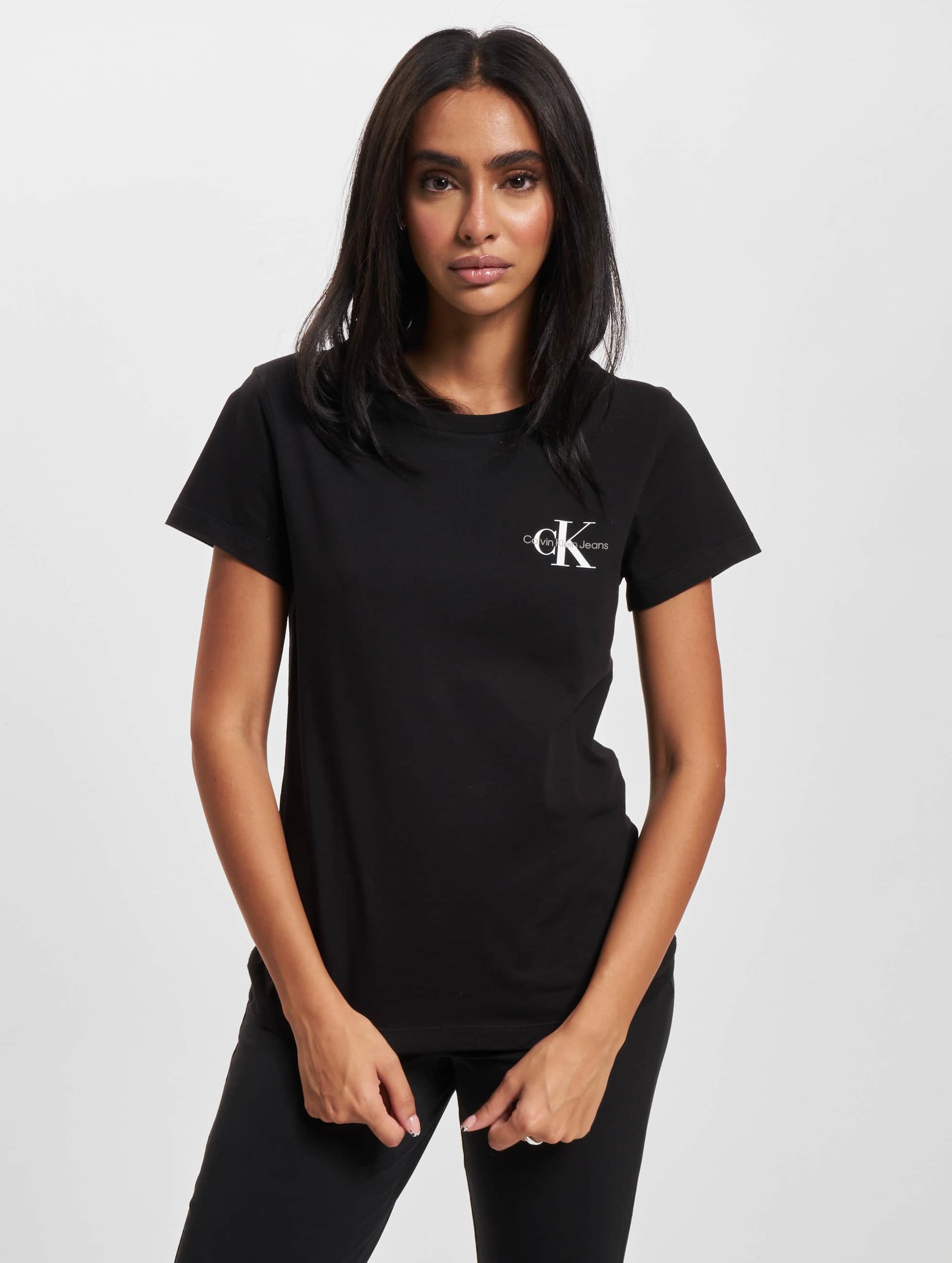 Women's black calvin store klein t shirt